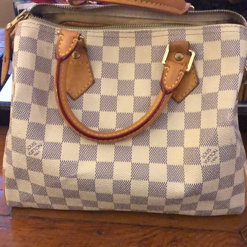 Louis Vuitton Damier Azur Speedy 30 -Authentic